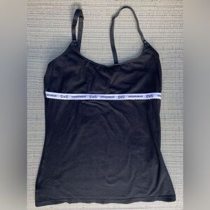 D&G Black Underwear tank top, spaghetti adjustable straps Dolce & Gabbana XS/S